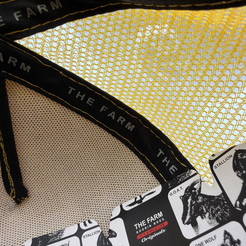 Goorin Bros Yellow Winner Horse Trucker Hat Adjustable Snapback - Picture 7 of 7